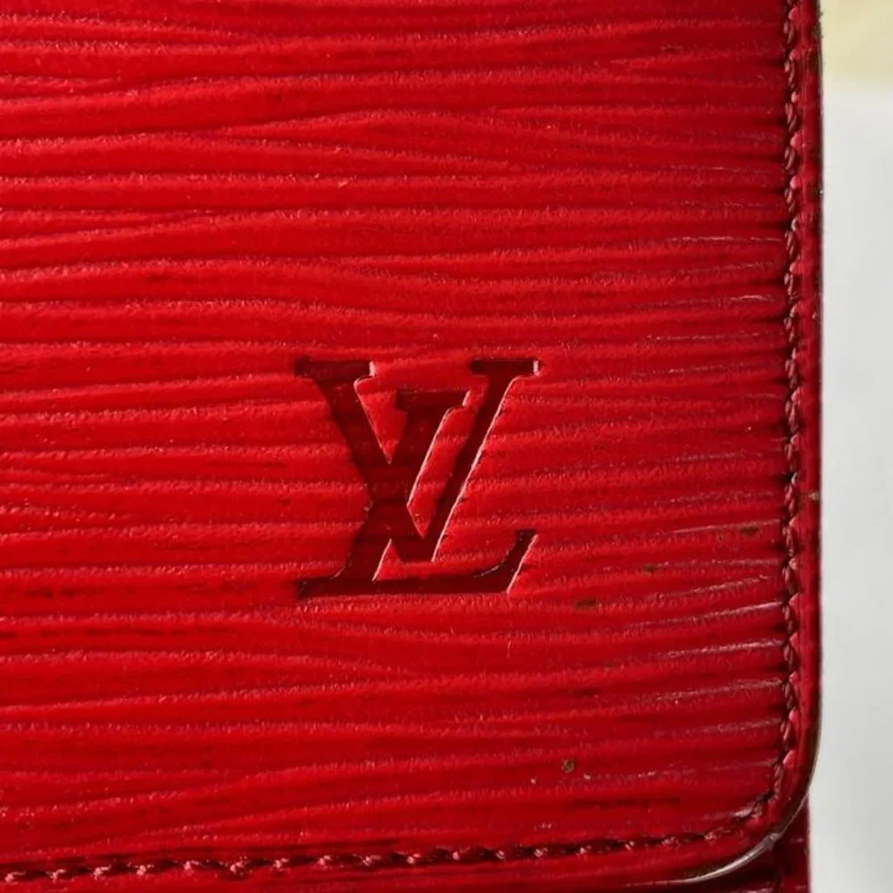 Louis Vuitton Red Epi Leather Sarah Long Wallet 7l